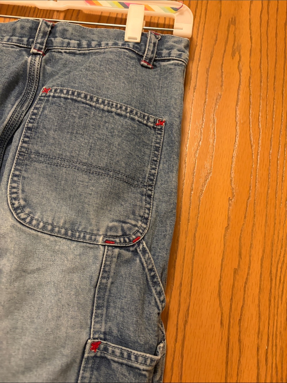 Limited Light Blue Jeans with Utility Pockets